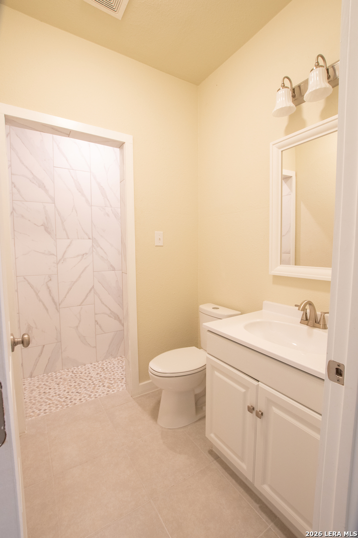2621 Pahmeyer Road New Braunfels, TX 78130 - Photo 20 of 28 a bathroom with a sink a toilet and shower