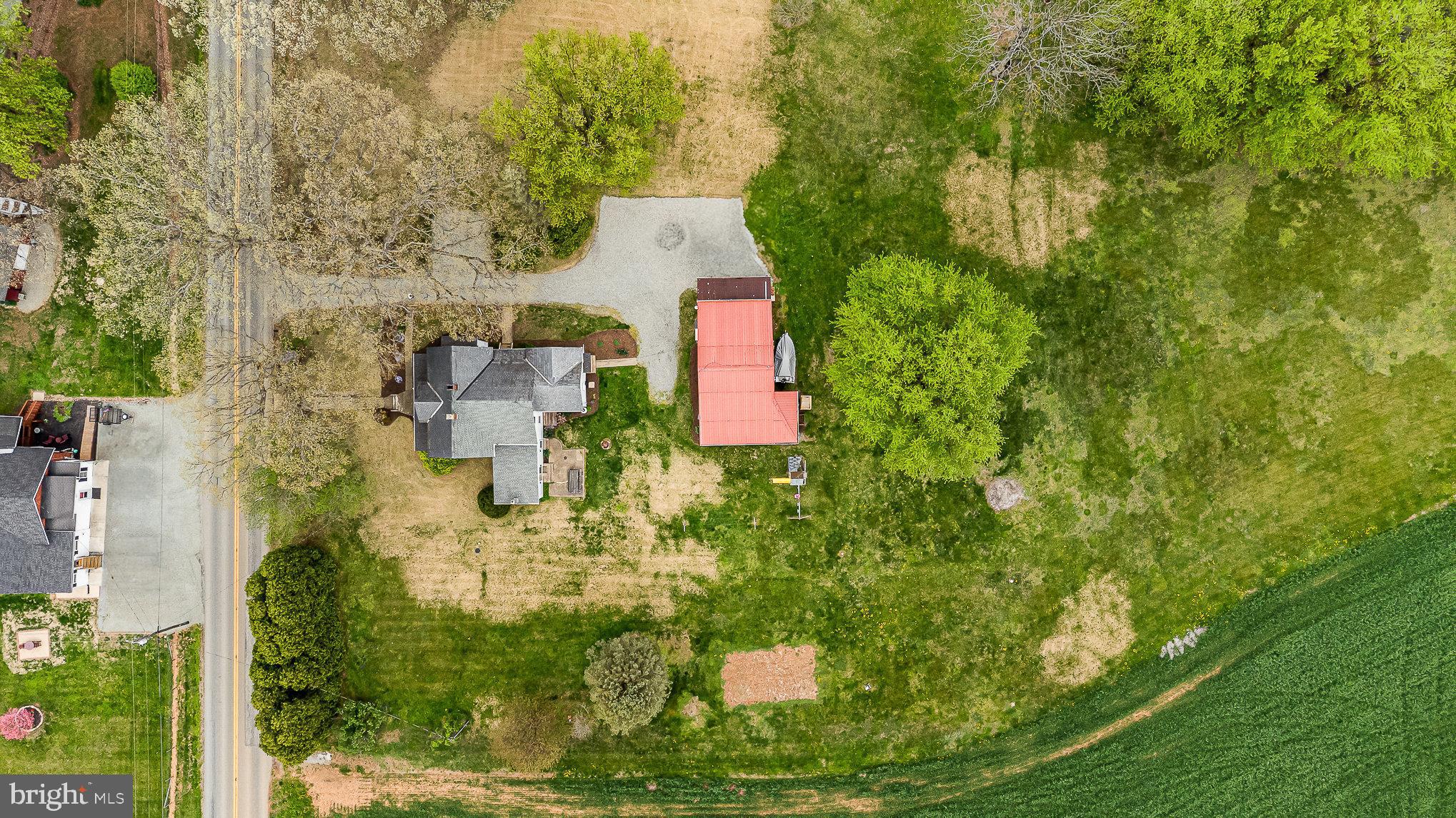 377 Pilottown Road Peach Bottom, PA 17563 - Photo 50 of 50 a aerial view of a house with a yard basket ball court and outdoor seating