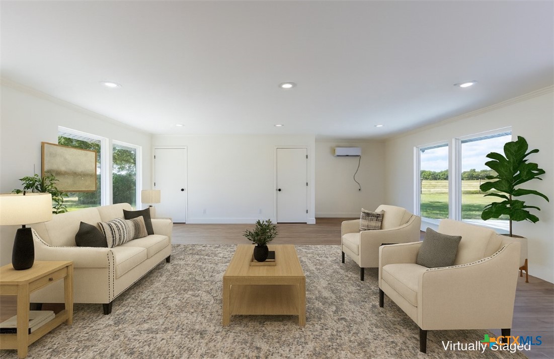 286 South Baese Road Elm Mott, TX 76640 - Photo 11 of 23 a living room with furniture and a large window
