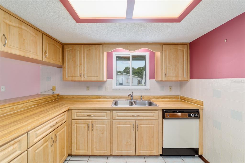 9841 Southwest 102nd Place Ocala, FL 34481 - Photo 27 of 66 a kitchen with a sink a cabinets and window