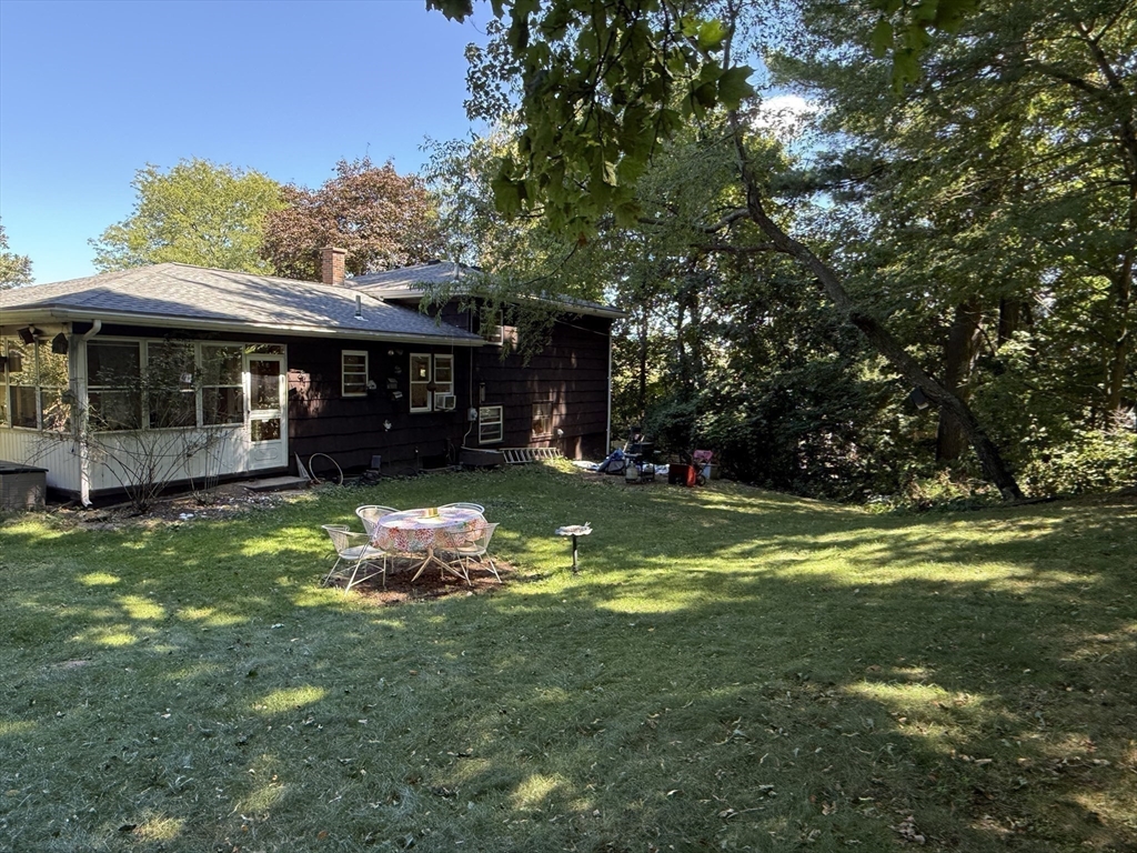 16 Meadowview Road Holyoke, MA 01040 - Photo 20 of 22 a backyard of a house with yard and outdoor seating