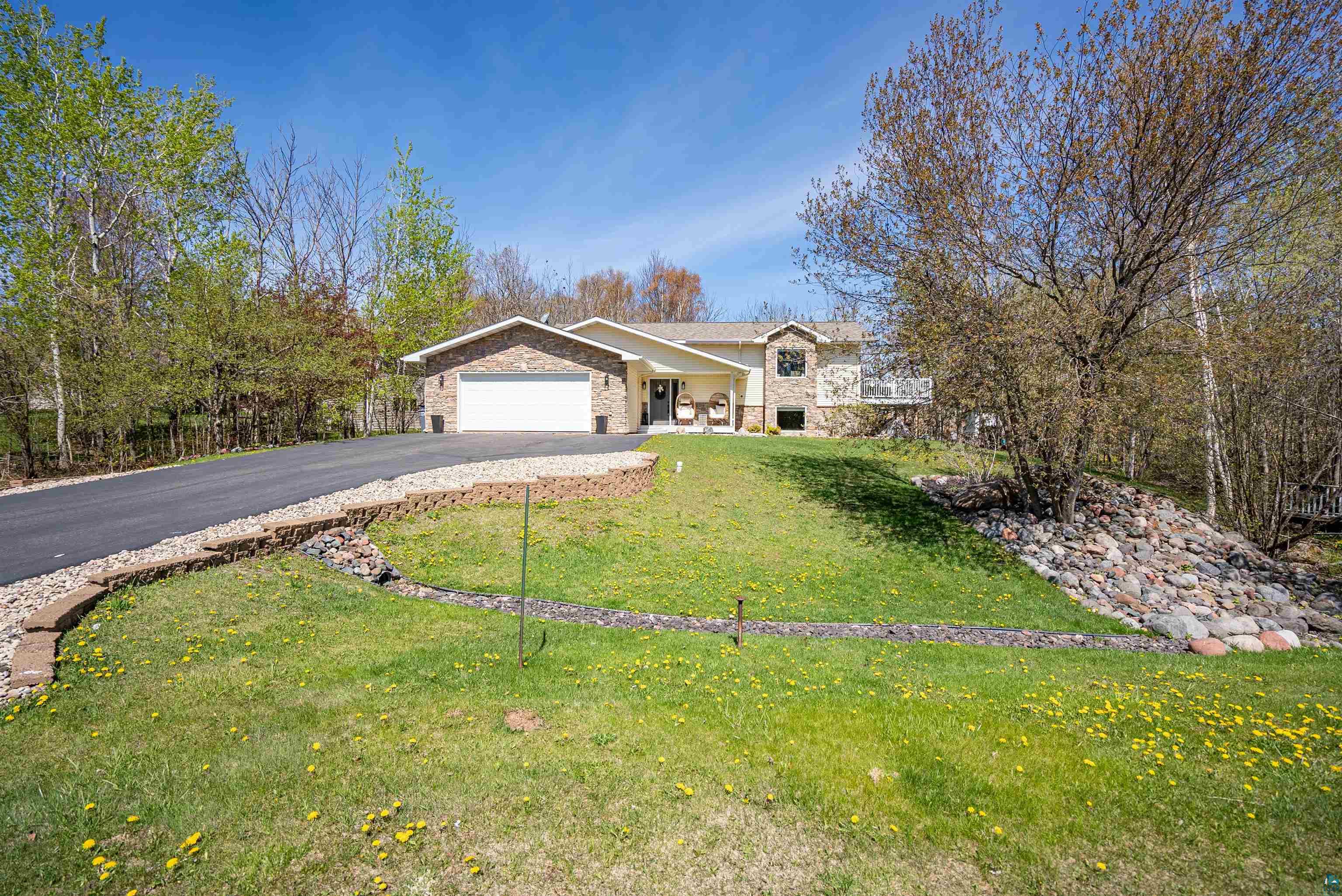 4809 Oak Ridge Drive Hermantown, MN 55811 - Photo 45 of 69 Split-level residence featuring a brick and stone facade