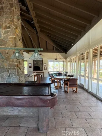 a view of outdoor space with seating area