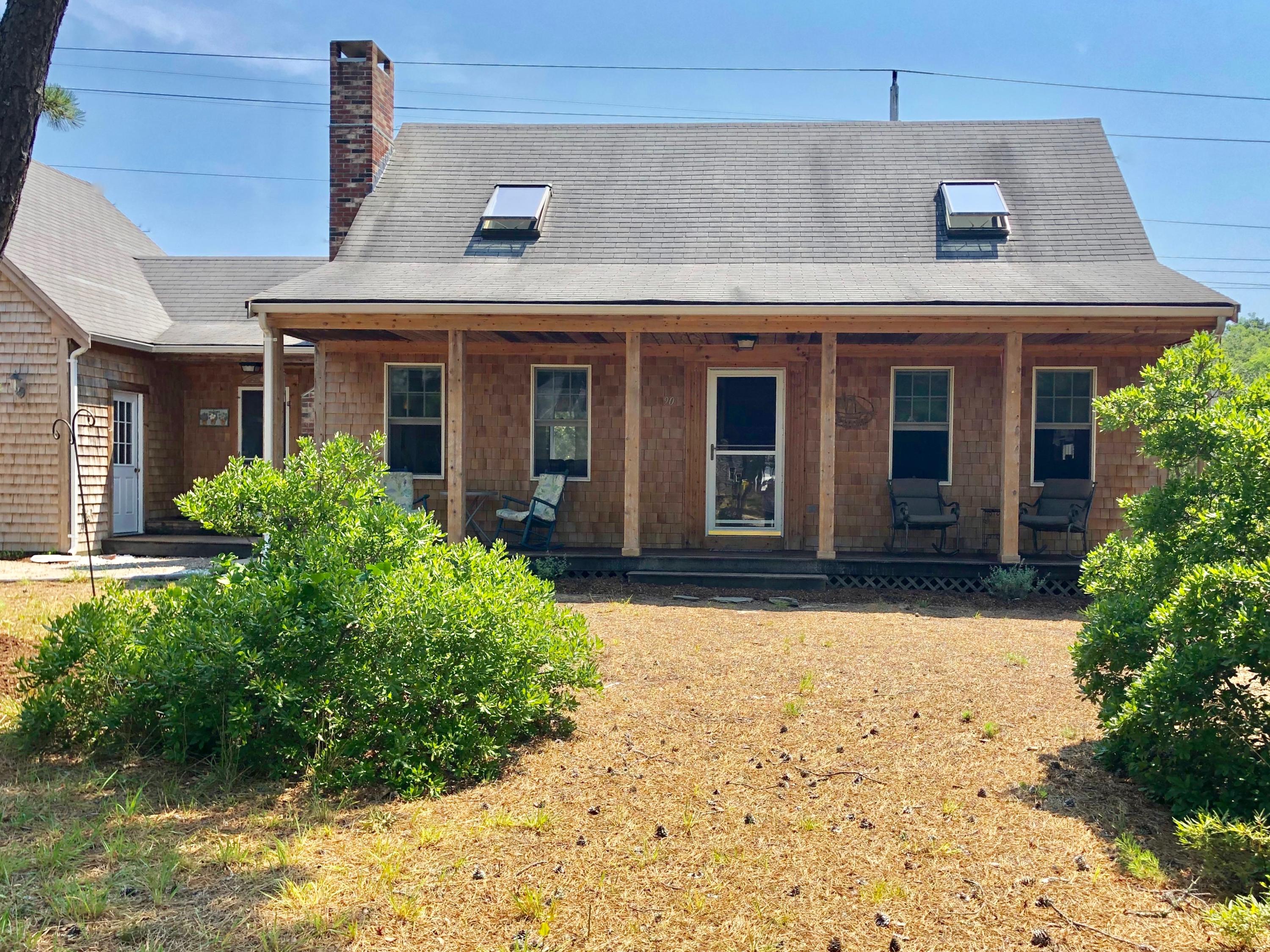 90 Jennie Clark Road Eastham, MA 02642 - Photo 32 of 35 a view of a house with potted plants