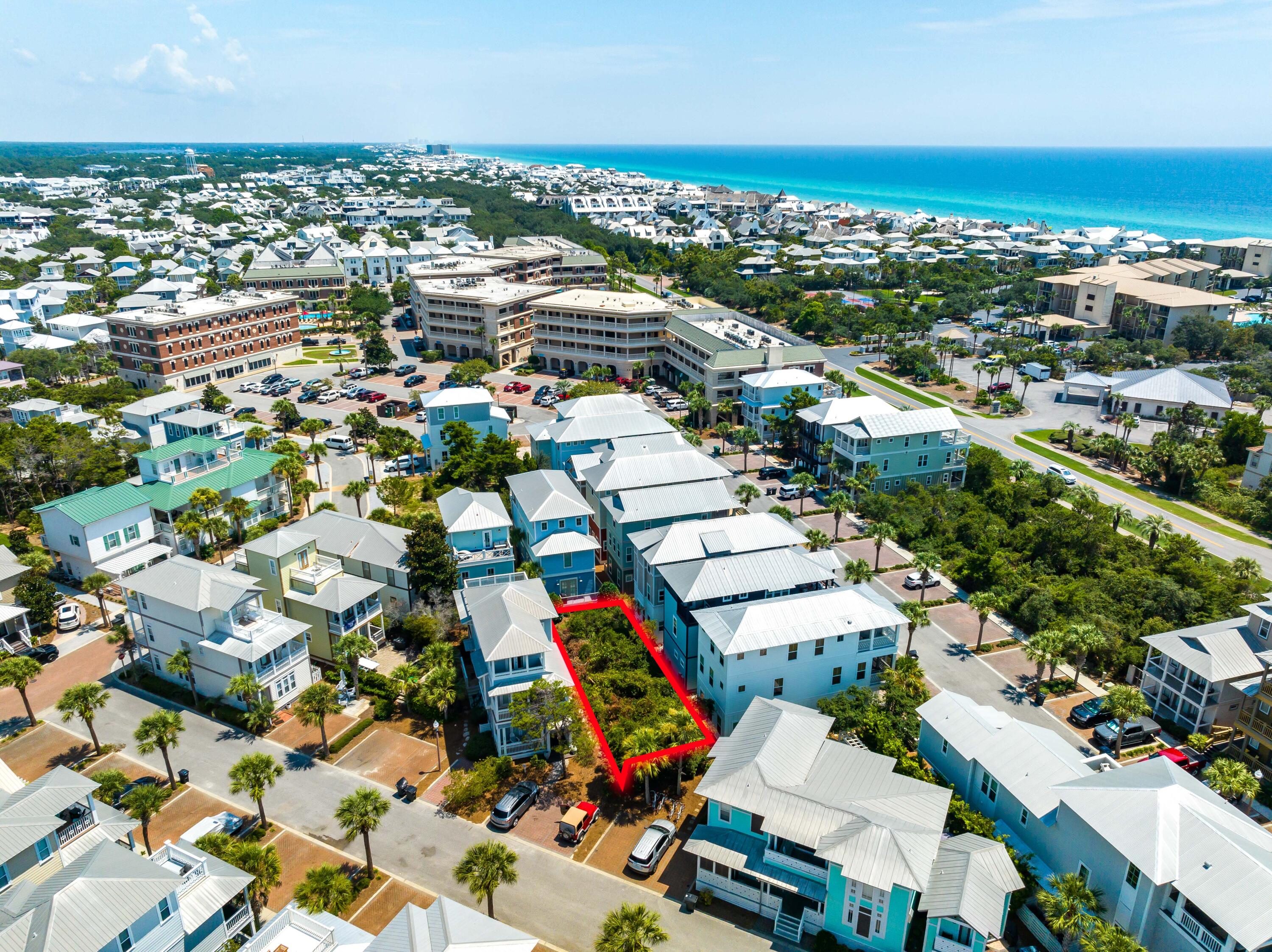 Lot 3 Sailfish St Inlet Beach Inlet Beach, FL 32461 - Photo 6 of 6 an aerial view of a city with lots of residential buildings