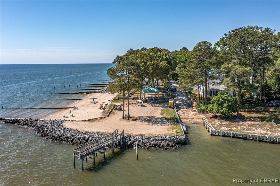 189 Virginia Road Reedville, VA 22539 - Photo 45 of 46 Water view with a boat ramp