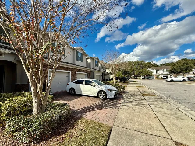 a house with trees in front of it