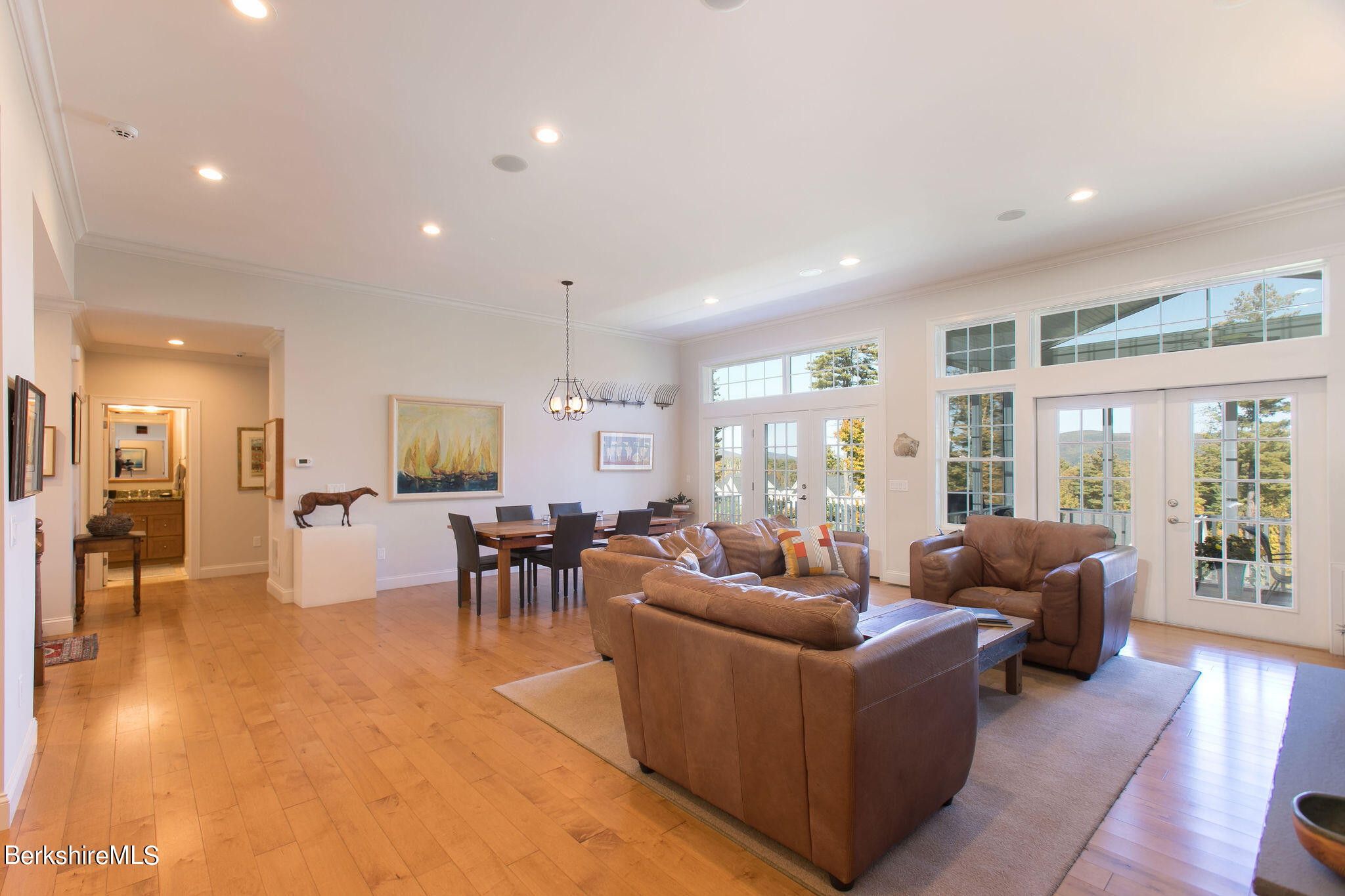 19 Burning Tree Road Great Barrington, MA 01230 - Photo 8 of 33 a living room with furniture and a large window