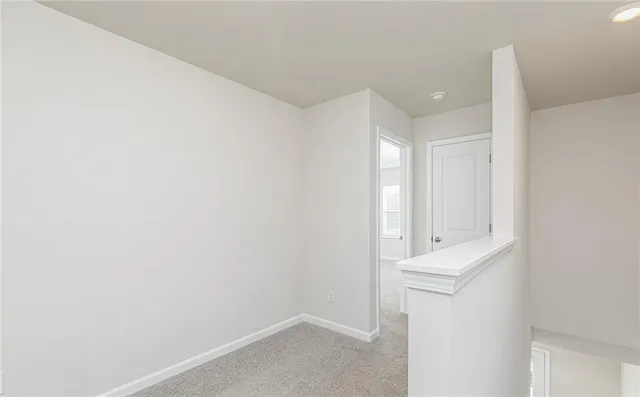 a view of empty room