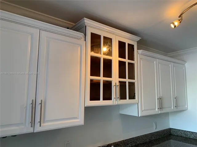 a view of empty room with windows