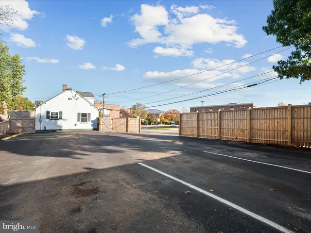 a house view with a street