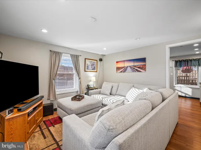 a view of a hallway with washer and dryer