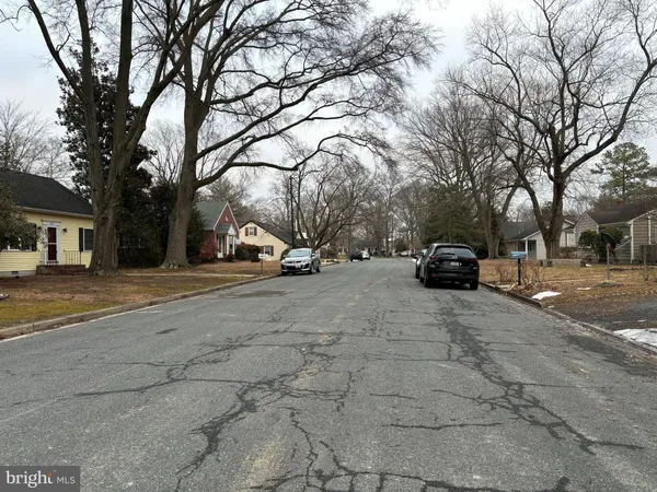 a car parked on the side of a street