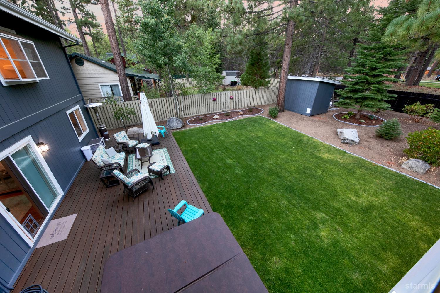 1836 Grizzly Mountain Drive South Lake Tahoe, CA 96150 - Photo 16 of 40 a view of yard from outdoor seating