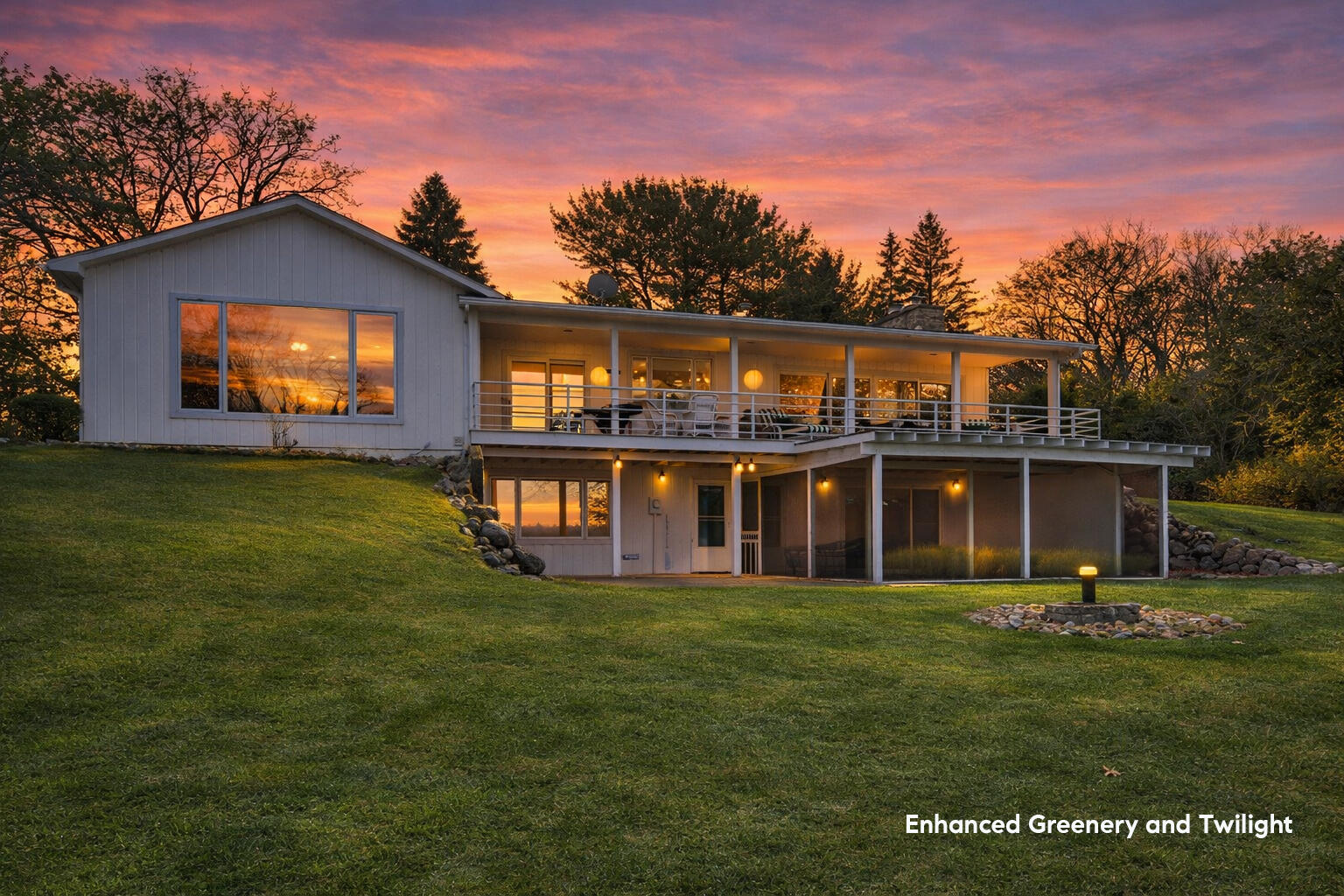 W5368 Plantation Road Sugar Creek, WI 53121 - Photo 29 of 31 Lake Side