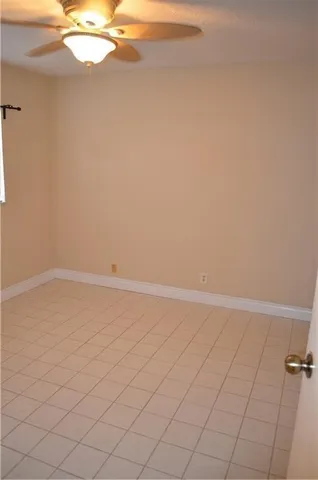 a view of a room with an empty space