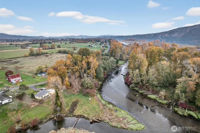 a view of lake with city