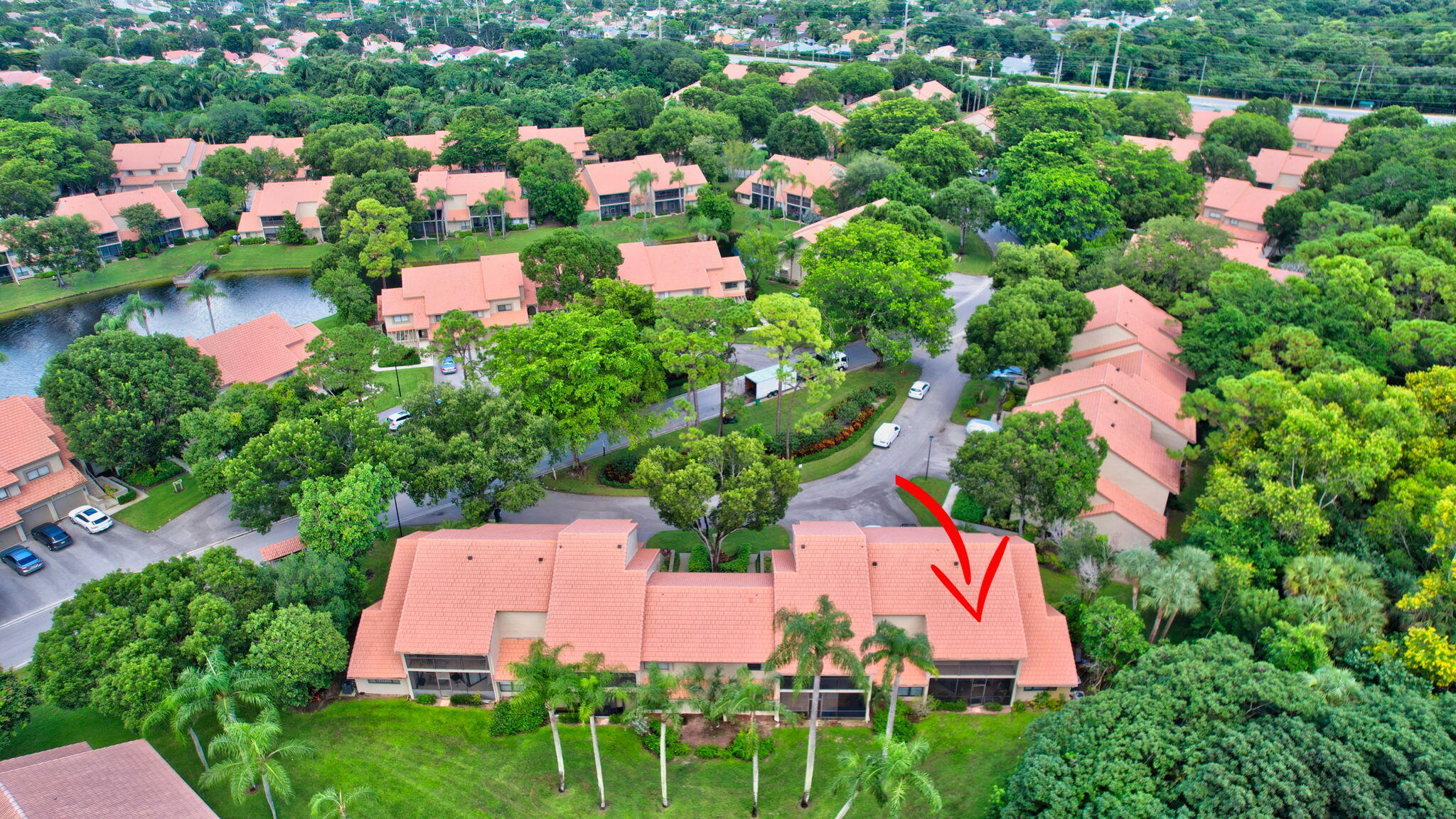 5750 Coach House Circle, Unit E Boca Raton, FL 33486 - Photo 36 of 44 AERIAL