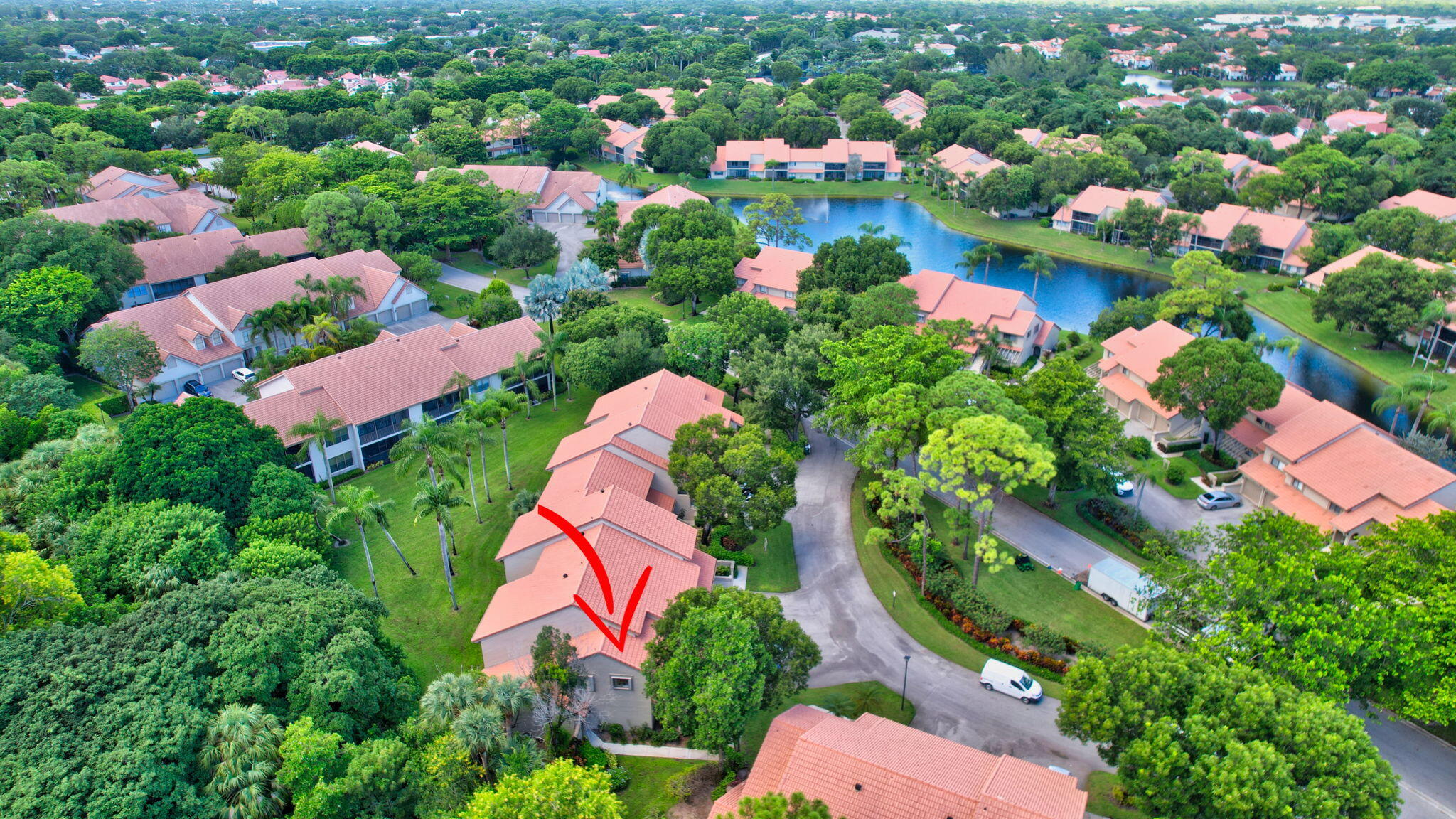 5750 Coach House Circle, Unit E Boca Raton, FL 33486 - Photo 39 of 44 AERIAL