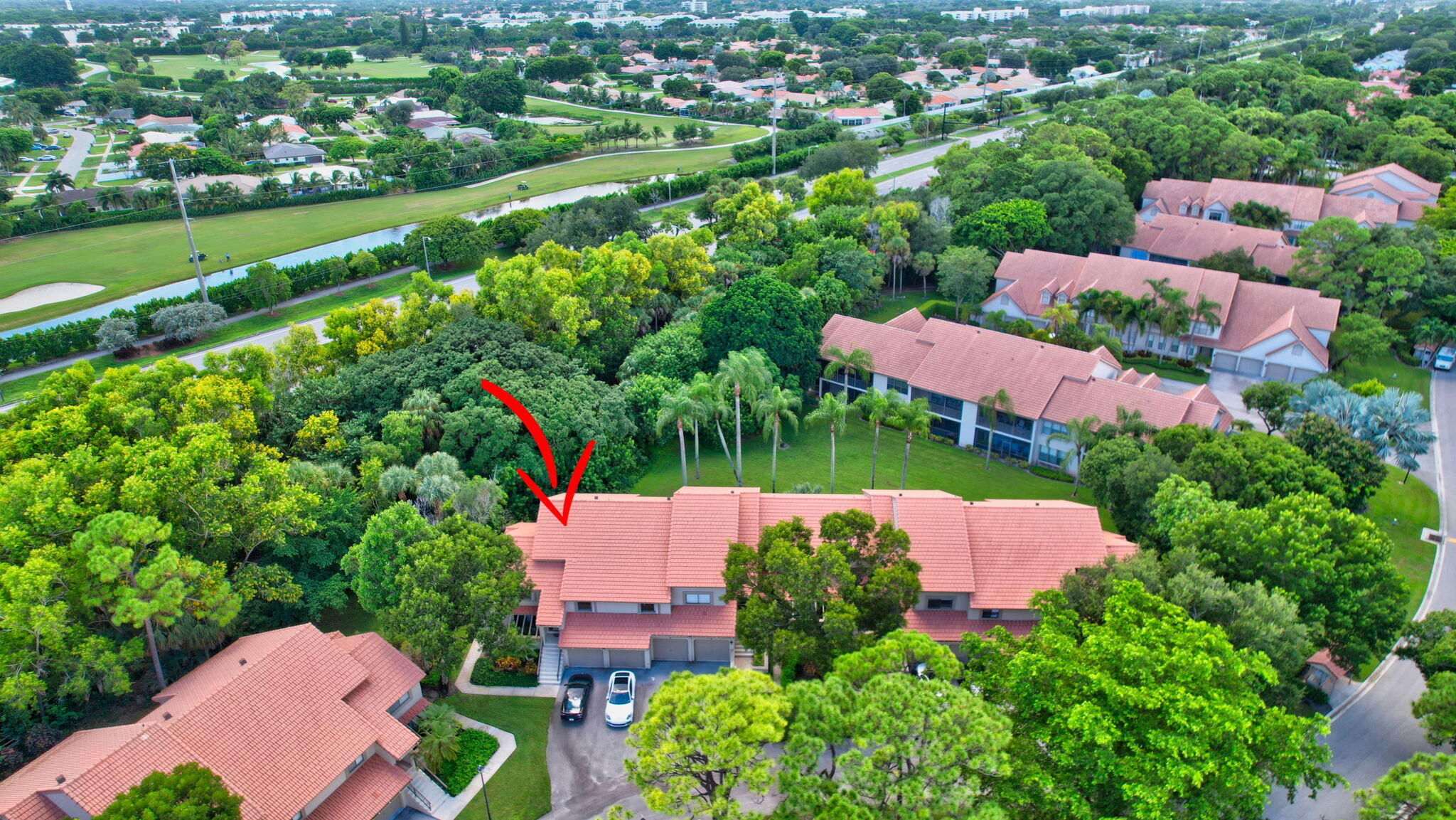 5750 Coach House Circle, Unit E Boca Raton, FL 33486 - Photo 40 of 44 AERIAL