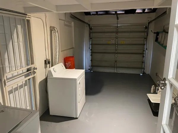 a view of a storage & utility room
