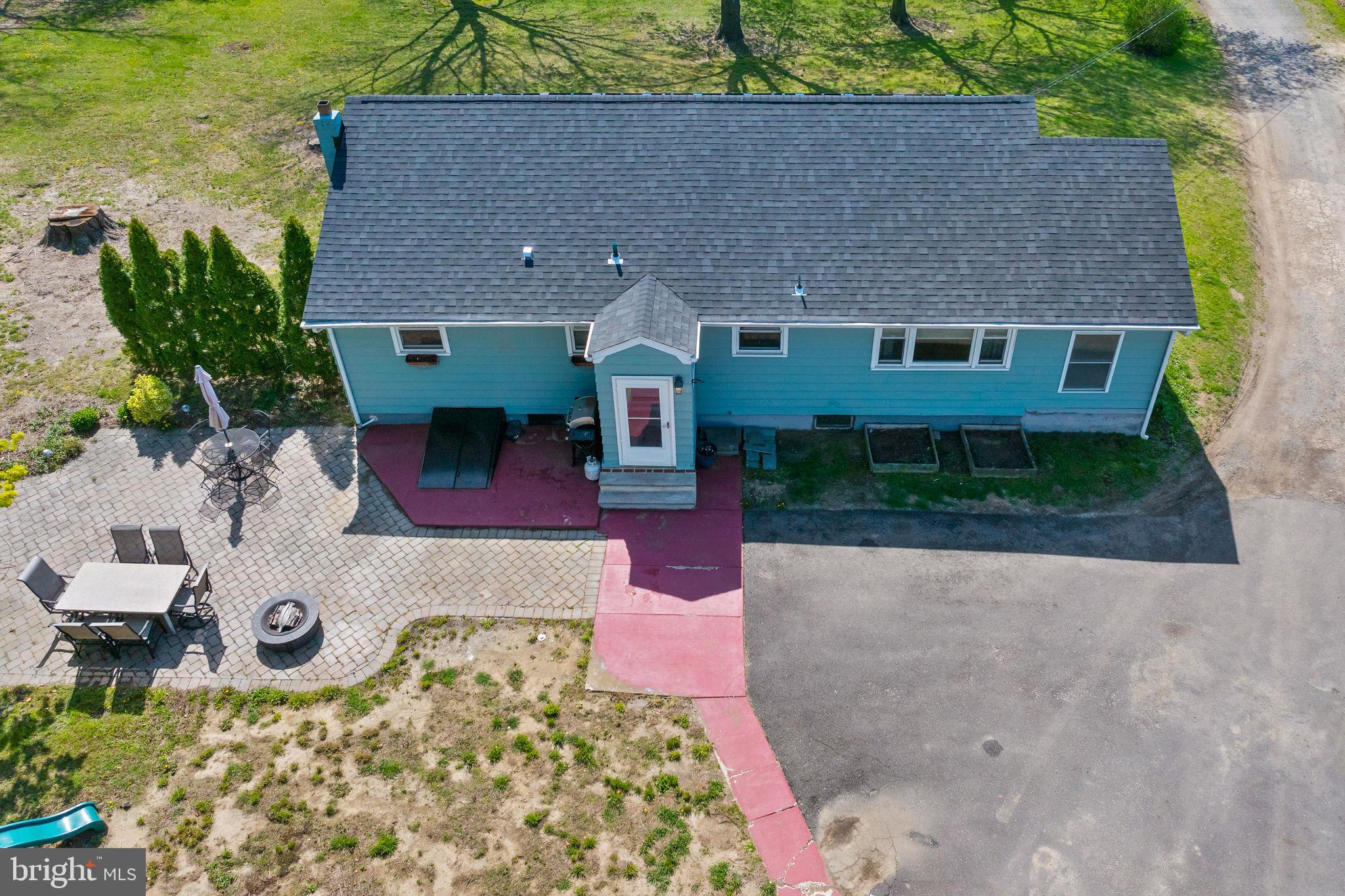 892 Monmouth Road Cream Ridge, NJ 08514 - Photo 19 of 24 an aerial view of a house with swimming pool patio and balcony