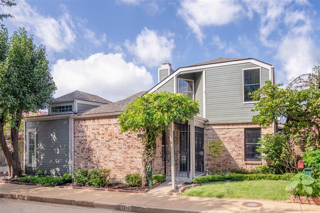 1415 Pecos Street Dallas, TX 75204 - Photo 20 of 25 a front view of a house with garden