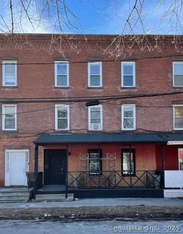 a building with a sink