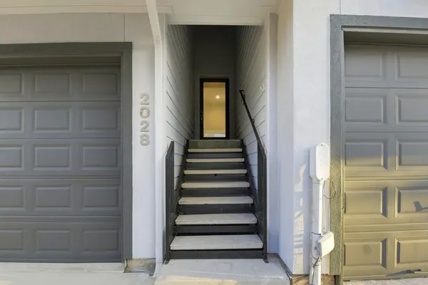 a view of a entryway door of the house