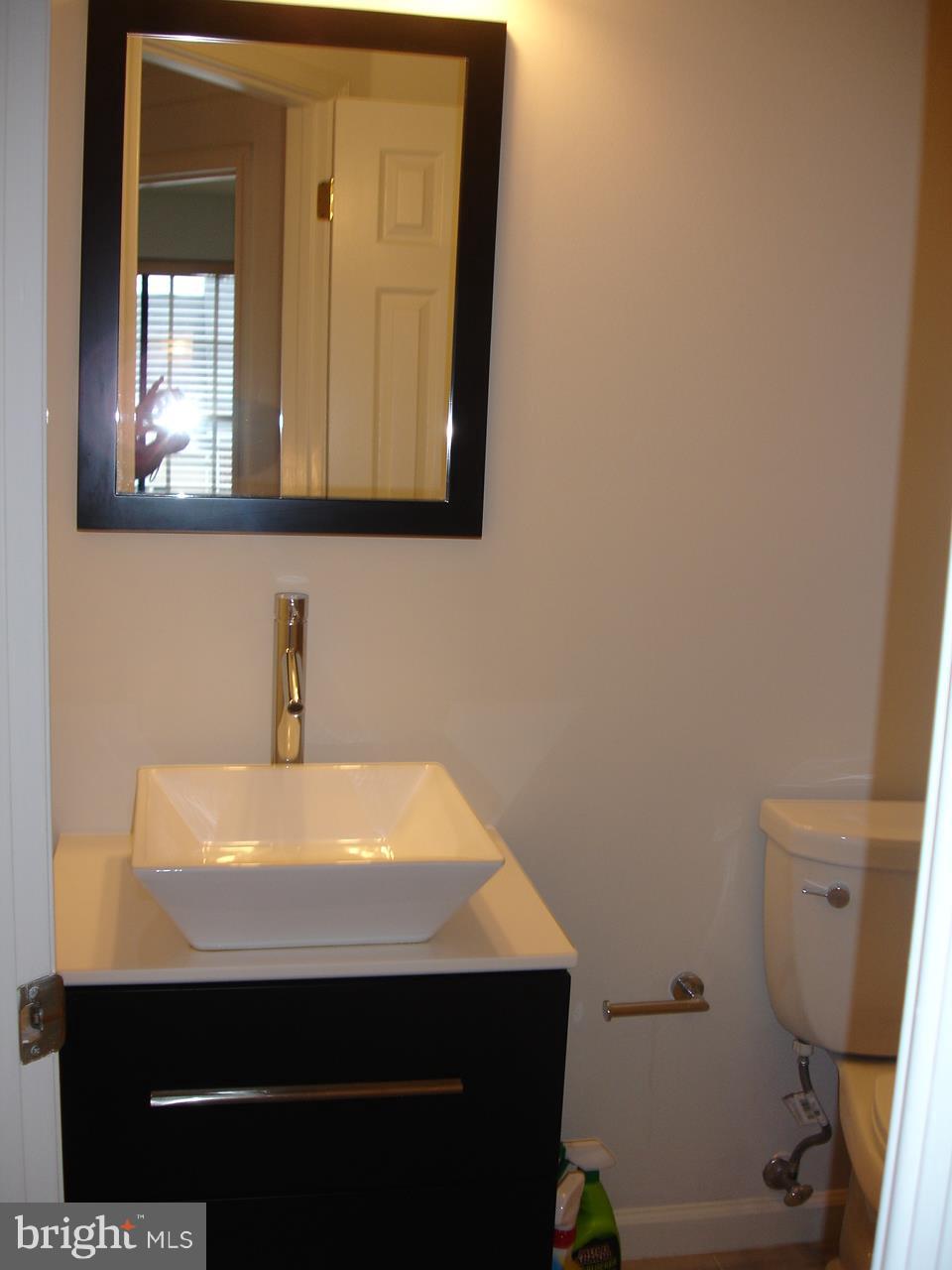 9060 Two Bays Road Lorton, VA 22079 - Photo 20 of 30 Hallway Bath New Vanity , Mirror & Floor Tiles