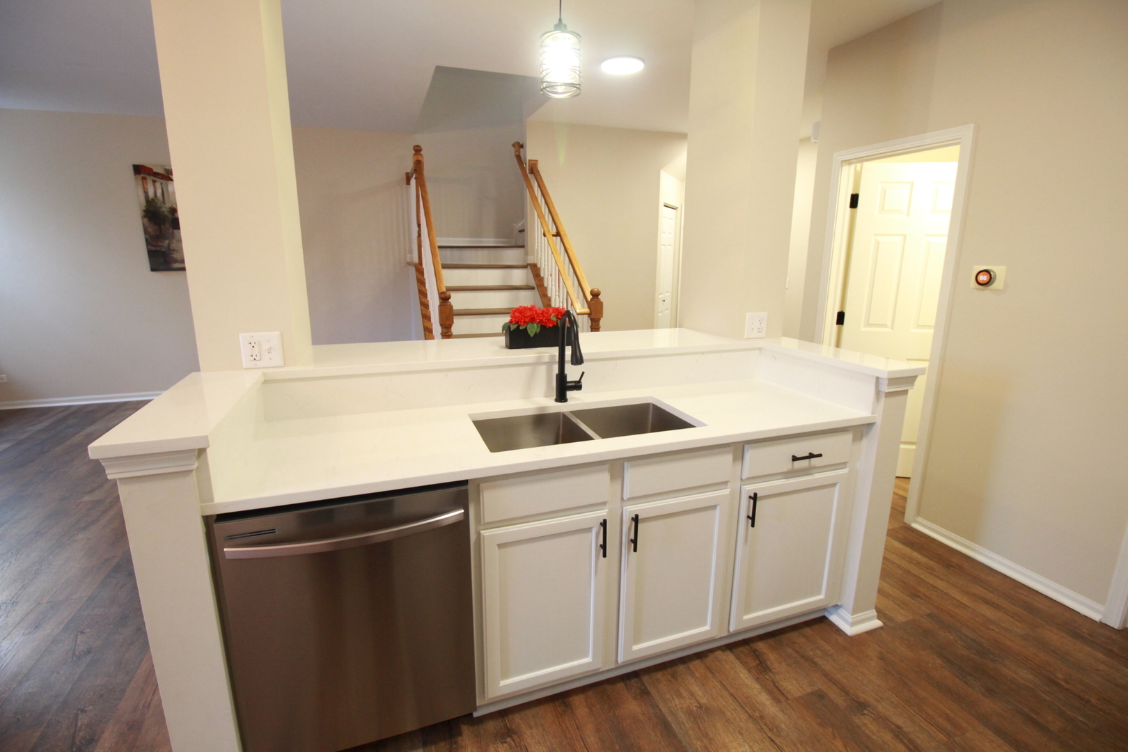 1947 Crestview Circle Romeoville, IL 60446 - Photo 5 of 28 a kitchen with a sink and wooden floor