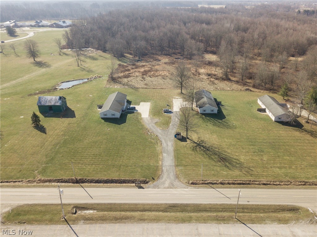 8464-8446 Tallmadge Road Diamond, OH 44412 - Photo 36 of 39 Aerial view of sparsely populated area