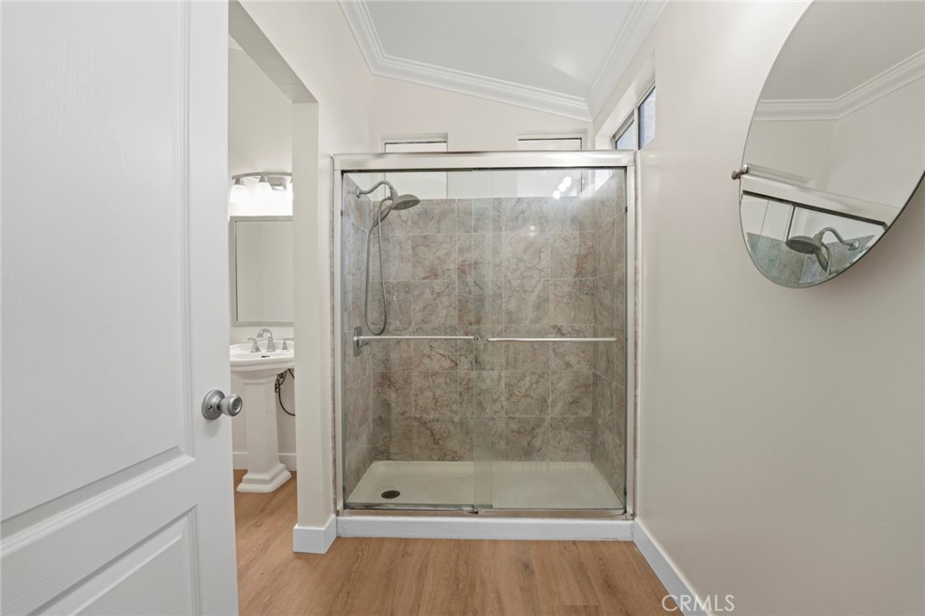 2405 Highland Pines Road Pomona, CA 91767 - Photo 22 of 32 a bathroom with a shower and toilet