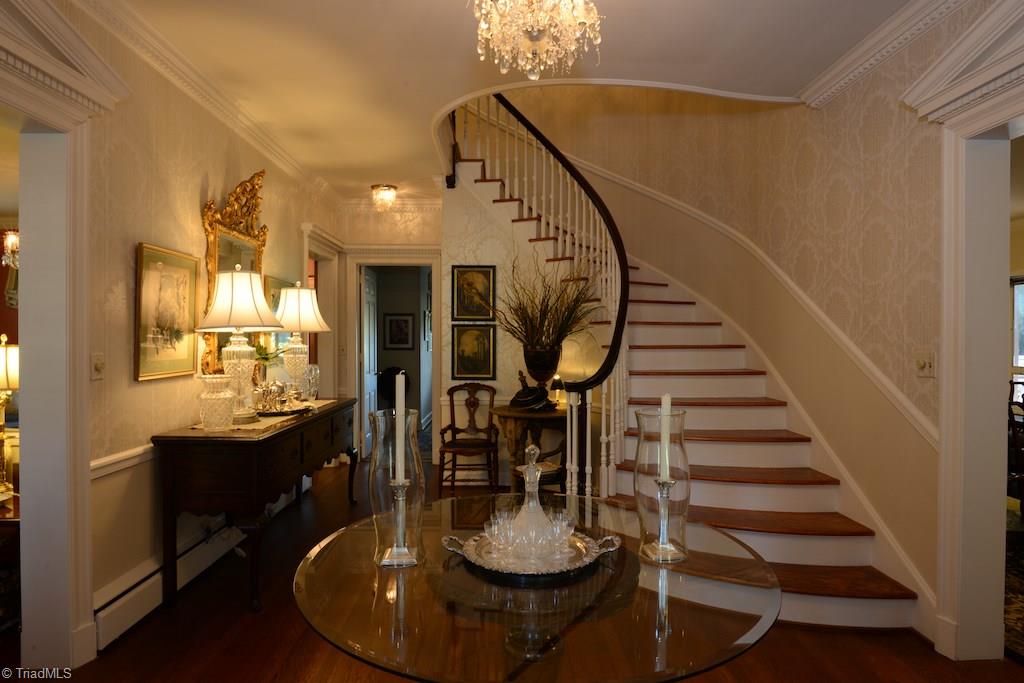 1050 Rockford Road High Point, NC 27262 - Photo 3 of 30 Gorgeous grand foyer with curved staircase