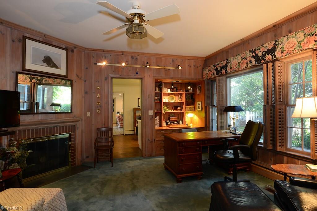 1050 Rockford Road High Point, NC 27262 - Photo 10 of 30 Paneled Den with fireplace