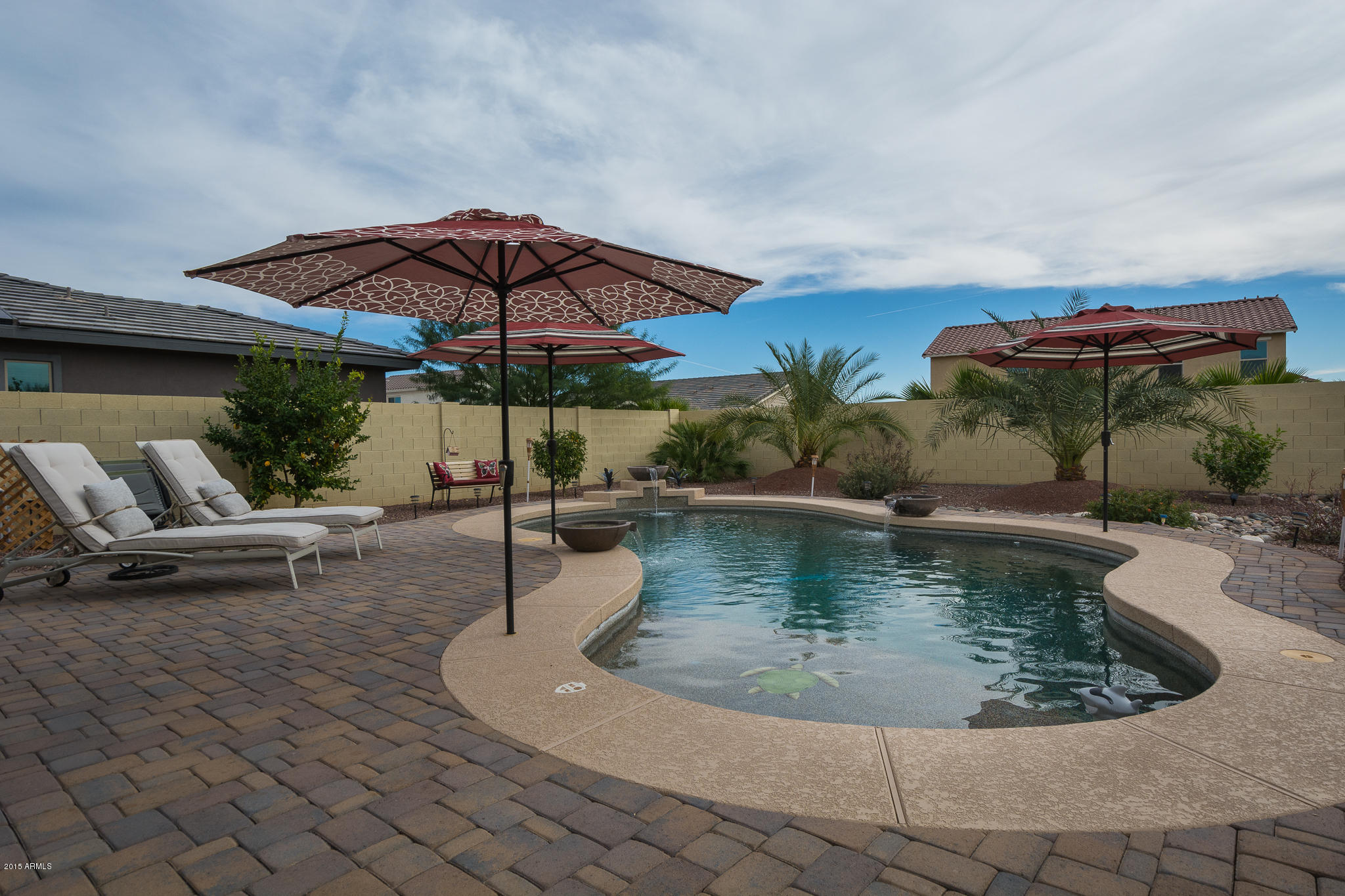 20525 West Ridge Road Buckeye, AZ 85396 - Photo 33 of 41 BACKYARD POOL