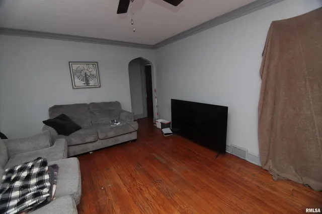 a kitchen with a white cabinets and white appliances