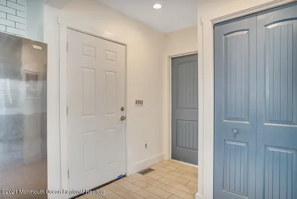a view of a bathroom with shower