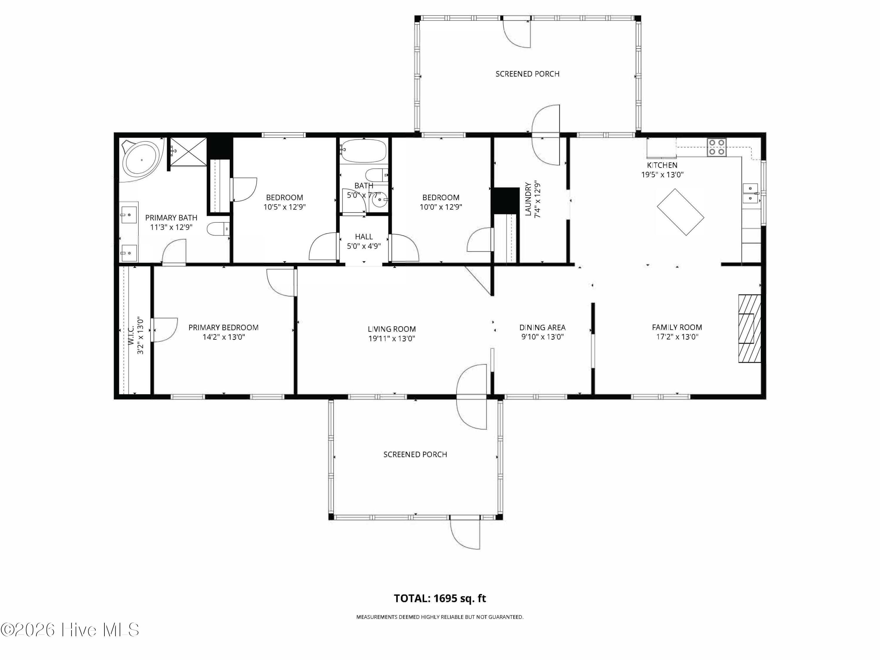 860-862 Sandhill Road Rockingham, NC 28379 - Photo 58 of 58 Floor Plan