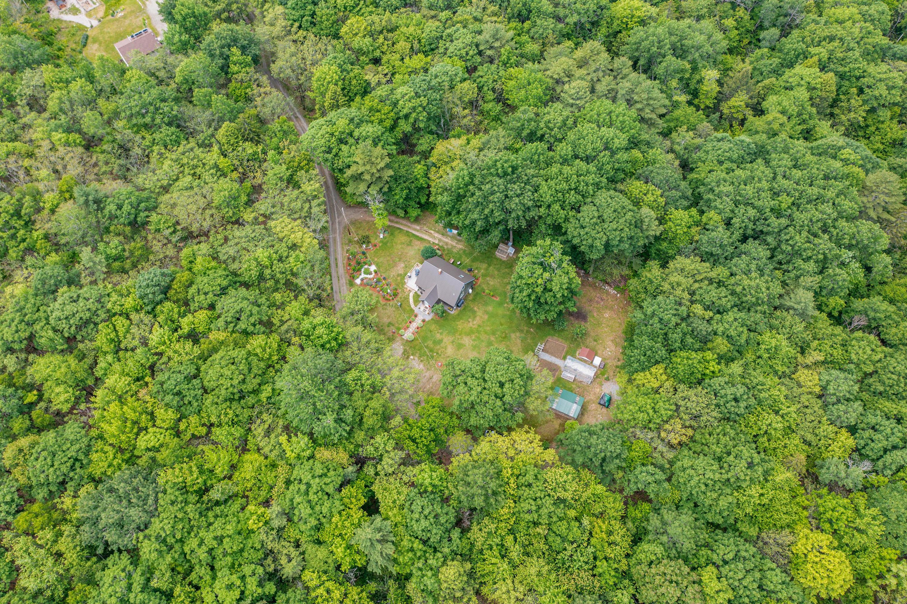 105 Perry Greene Hill Road Waldoboro, ME 04572 - Photo 60 of 61 Aerial shot