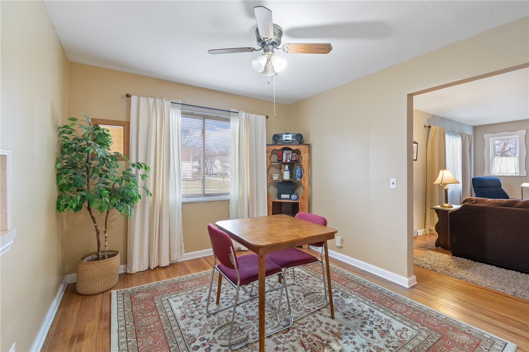 465 Laurelton Road Irondequoit, NY 14609 - Photo 32 of 43 The dining area - note the beautifully finished ha