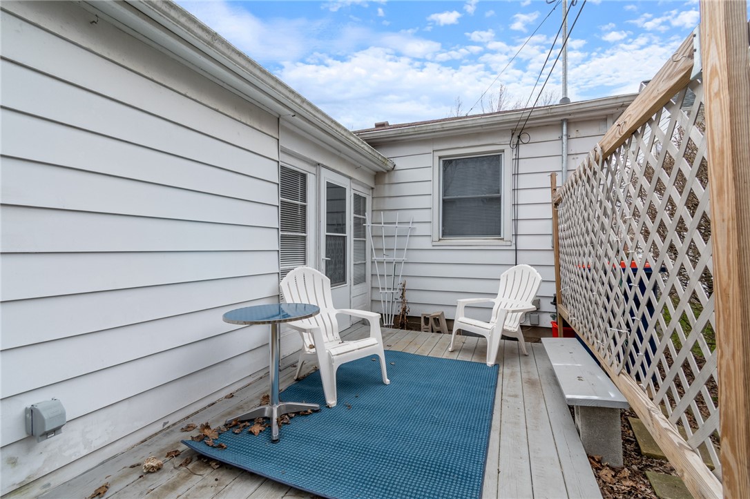 465 Laurelton Road Irondequoit, NY 14609 - Photo 38 of 43 The rear deck - right off the BREEZEWAY- enjoy the