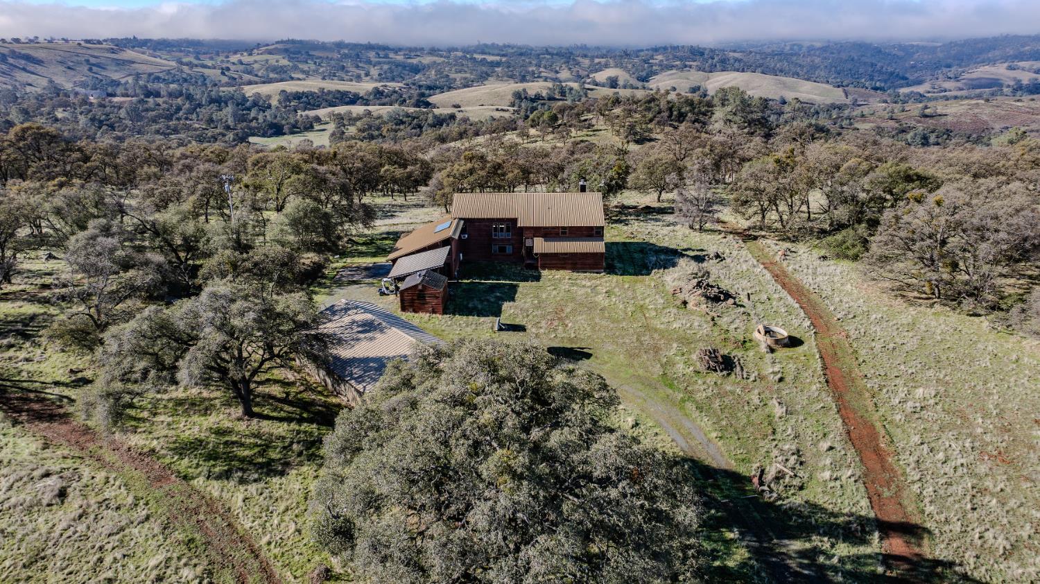 11151 Ridge Road Sutter Creek, CA 95685 - Photo 5 of 61 an aerial view of a house with a yard