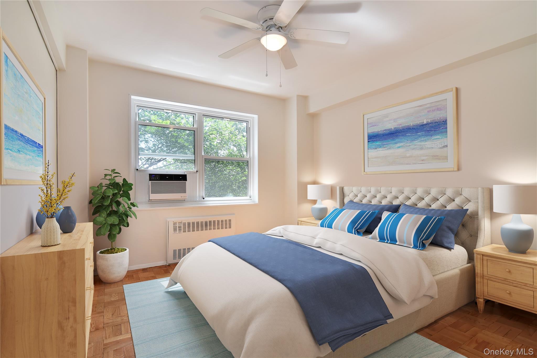 900 Palmer Road, Unit 7L Bronxville, NY 10708 - Photo 15 of 21 a bedroom with bed and a large window