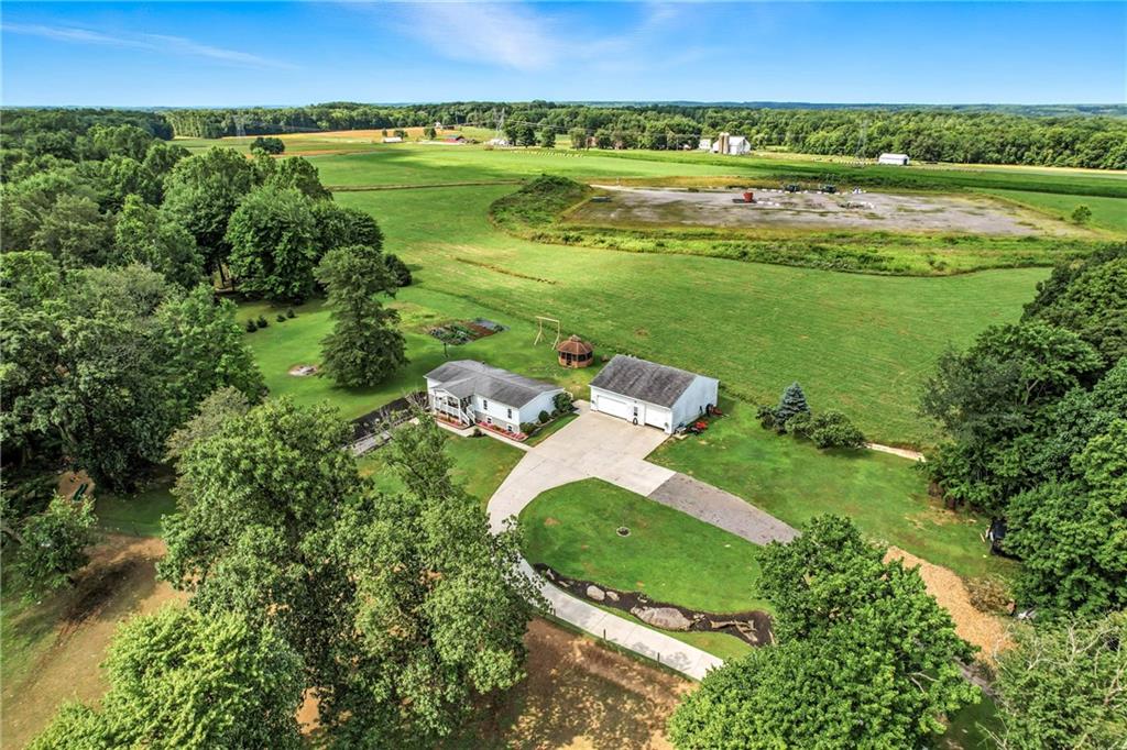 400 Oak Hill Road West Middlesex, PA 16159 - Photo 15 of 41 a view of a city with a lake view