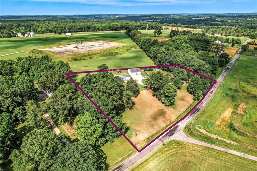 400 Oak Hill Road West Middlesex, PA 16159 - Photo 20 of 41 an aerial view of swimming pool and mountain view
