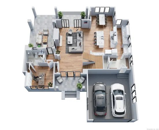 a picture of a building with many windows