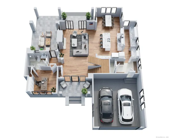 a picture of a building with many windows