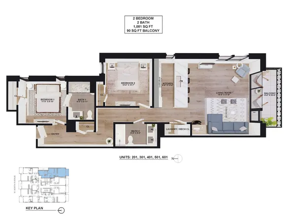 $4,595 | 159 West North Avenue, Unit 201, Chicago, IL 60610