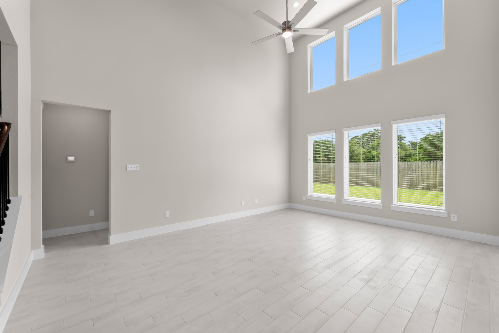 18423 Windy Knl Way Houston, TX 77084 - Photo 13 of 39 a view of room with window and hardwood floor